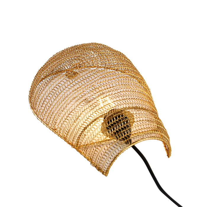QAZQA Oosterse wandlamp goud 35 cm - Nidum