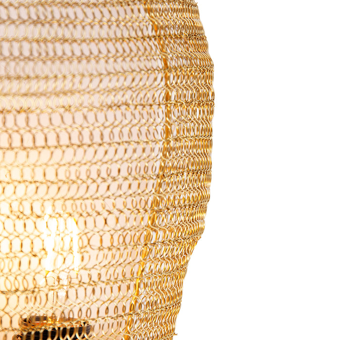 QAZQA Oosterse wandlamp goud 35 cm - Nidum