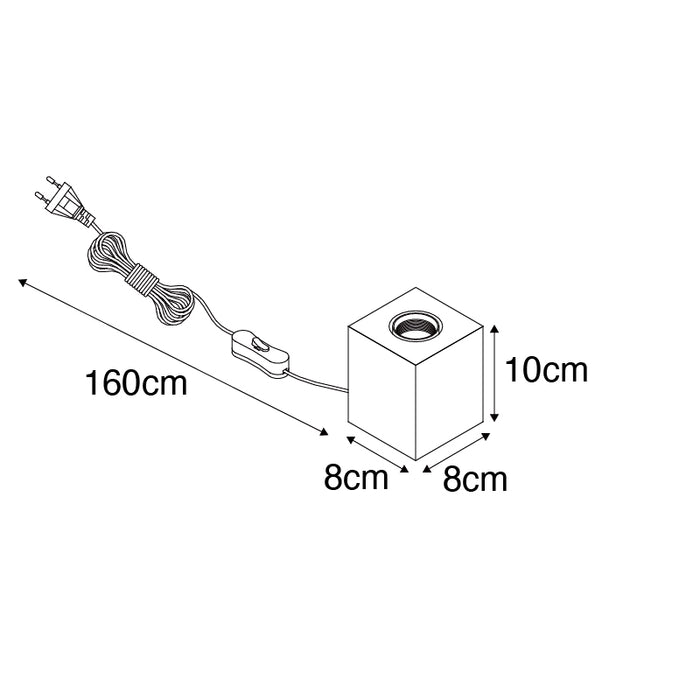 QAZQA Landelijke tafellamp hout naturel - Bloc
