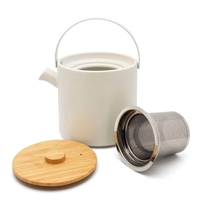 Bredemeijer Umea Theeset met warmer 1,2 L - Wit