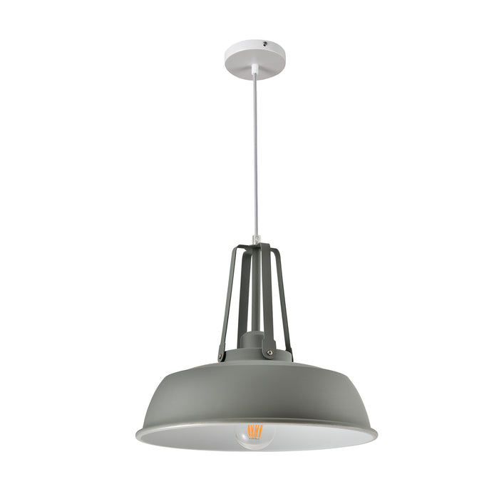 QUVIO Hanglamp rond grijs - QUV5080L-GREY