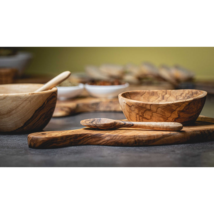 Cookinglife Serveerplank met handgreep Tunea - Olijfhout - 36 x 15 cm