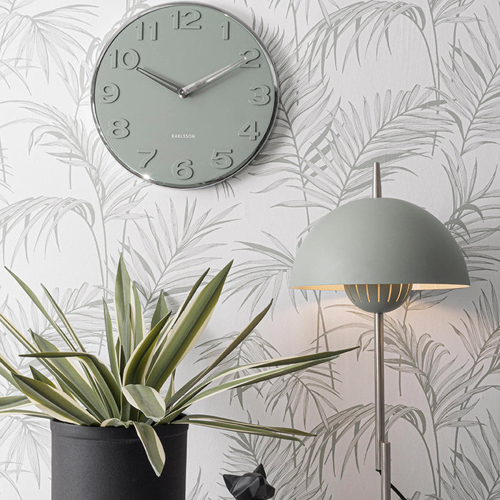 present time - Bloempot + standaard Tub - Bruin - Ø18cm