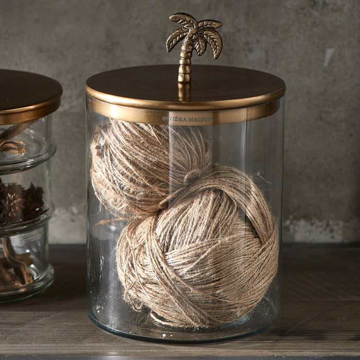 Riviera Maison Palm Breeze Storage Jar - 17.5x17.5x28.0 cm