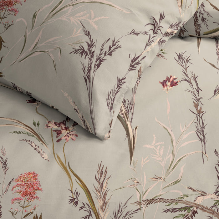 Cinderella Myrtle - Dekbedovertrek - Satijn - 240x200|220 cm - Sand