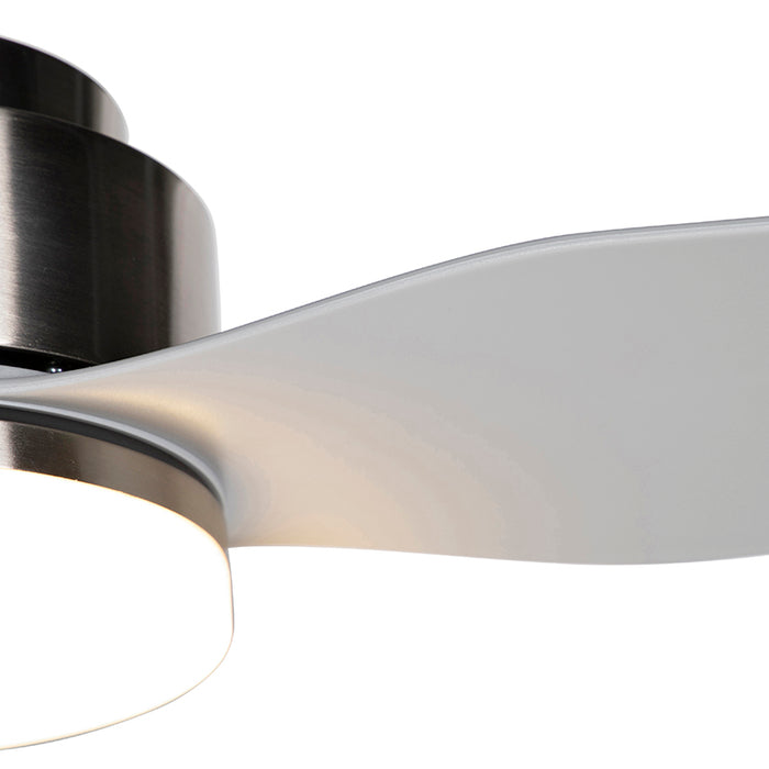 QAZQA LED Plafondventilator tramontane - Grijs - Modern - D 114cm