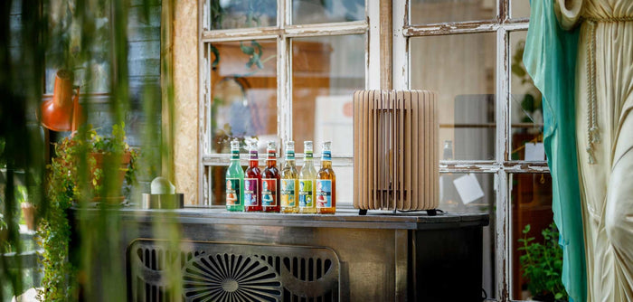 Blij Design Tafellamp Edge Ø 19,5 cm naturel