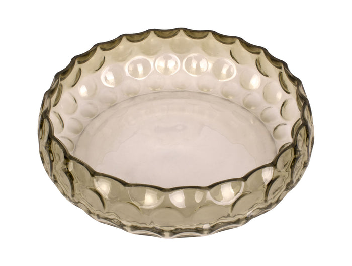 present time - Bowl Speckles glass large moss green