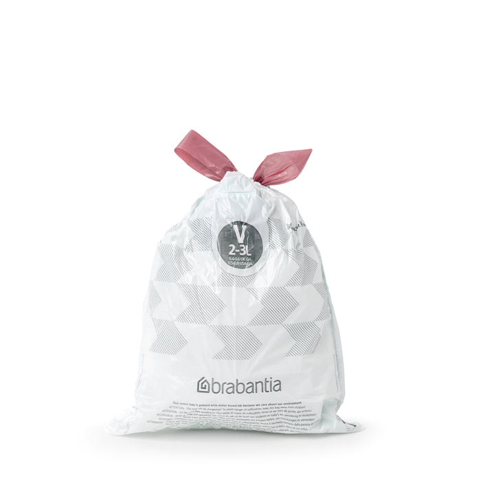 Brabantia Type V PerfectFit Afvalzak 3 Liter - 20 zakken