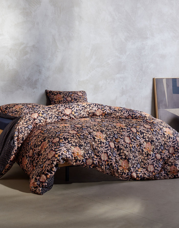 Essenza Ophelia Dekbedovertrek Nightblue 140 x 220 cm