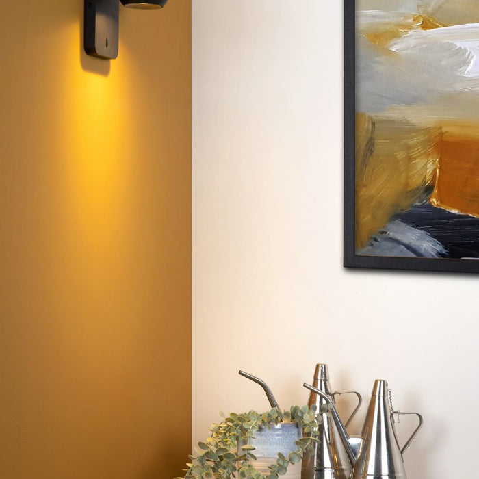 Lucide FAVORI Wandspot - Zwart