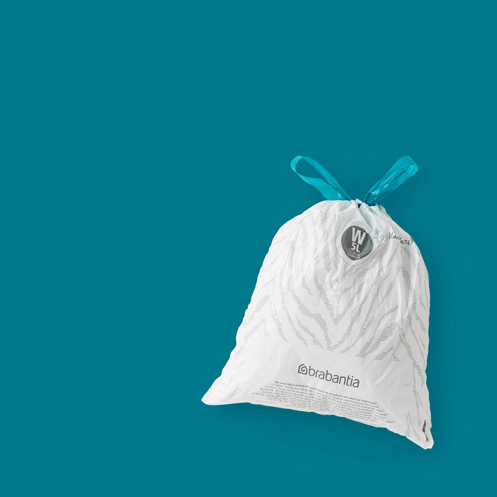 Brabantia Type W PerfectFit Afvalzak 5 Liter - 20 zakken