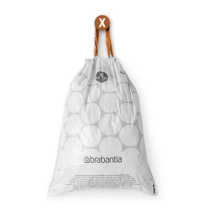 Brabantia Type X PerfectFit Afvalzak 12 Liter - 20 zakken