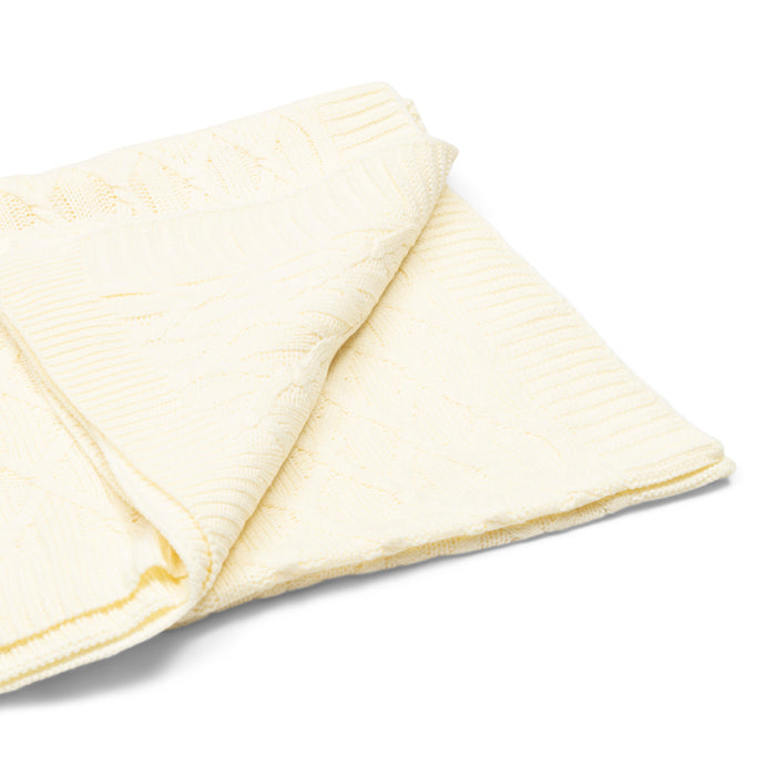 Riviera Maison Knit Cable Throw off-white 170x130