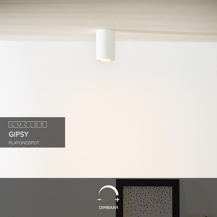 Lucide GIPSY Plafondspot - Wit