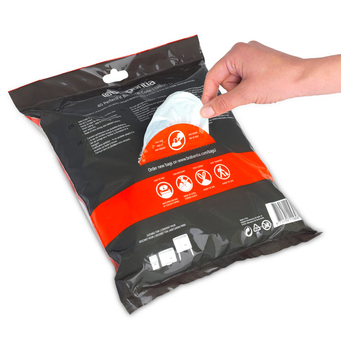 Brabantia Type J PerfectFit Afvalzak Dispenser 20-25 Liter - 40 zakken