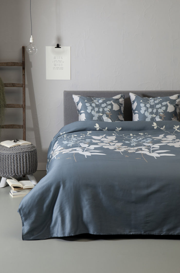 Ten Cate Katoensatijnen Dekbedovertrek - 140x200|220 - Fenna Petrol