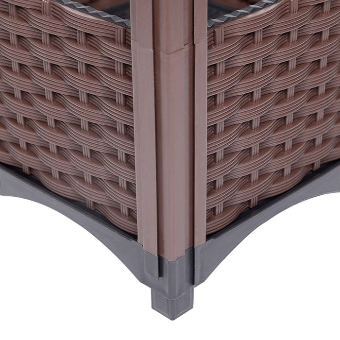 Feel Furniture - buiten plantenbak - Theta - Donkerbruin