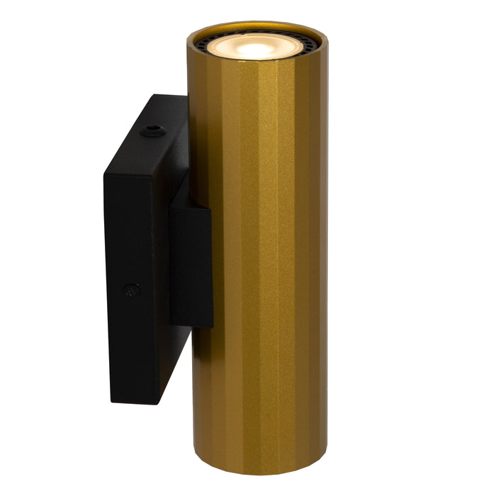 Lucide POLYGON Wandspot - Mat Goud | Messing