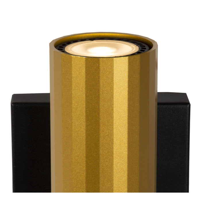 Lucide POLYGON Wandspot - Mat Goud | Messing