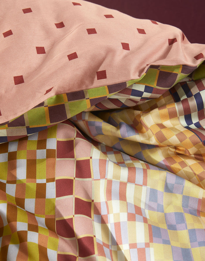 Essenza Stach Dekbedovertrek Antique pink 140 x 220 cm