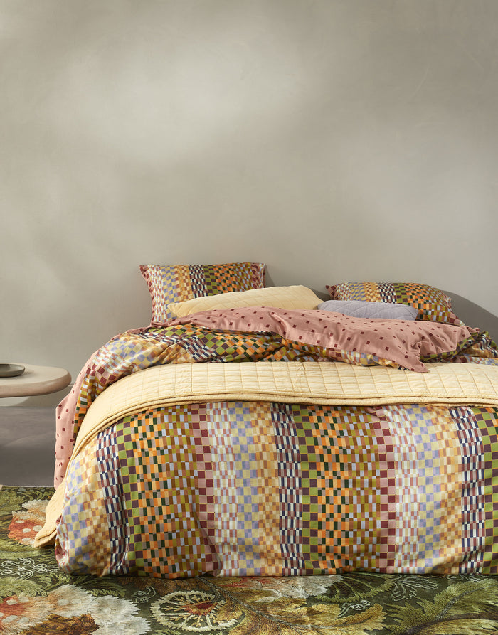 Essenza Stach Dekbedovertrek Antique pink 140 x 220 cm