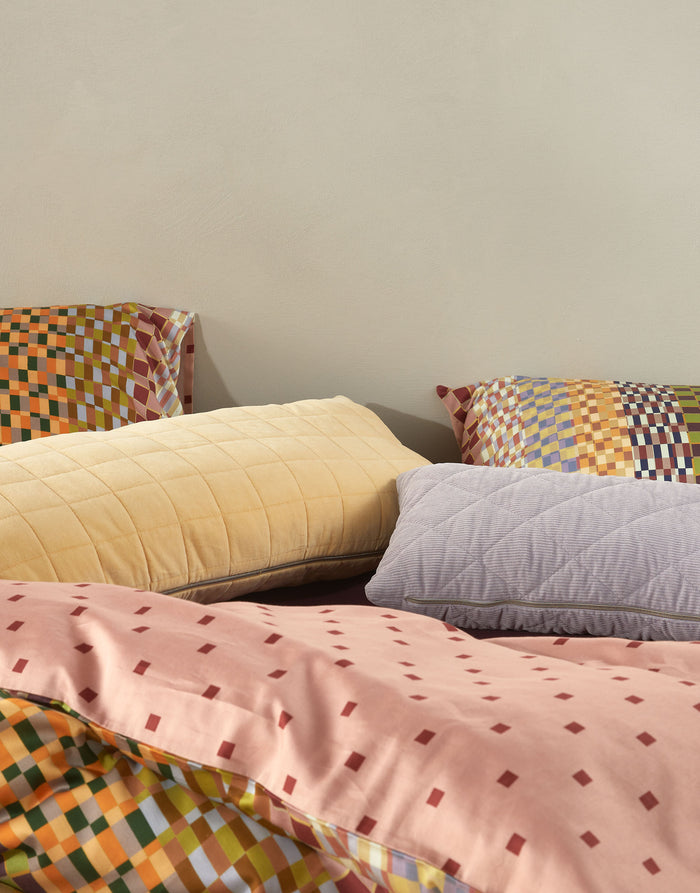 Essenza Stach Dekbedovertrek Antique pink 140 x 220 cm