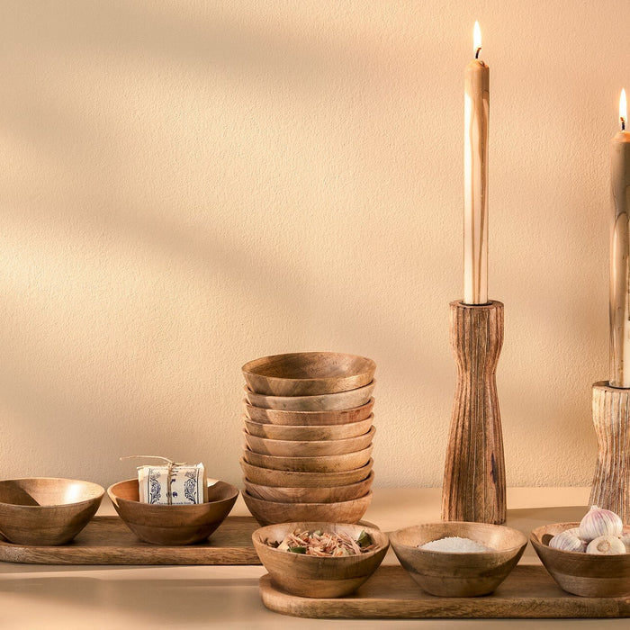 Mica Decorations Tomar Schaaltjes en Dienblad - Lichtbruin