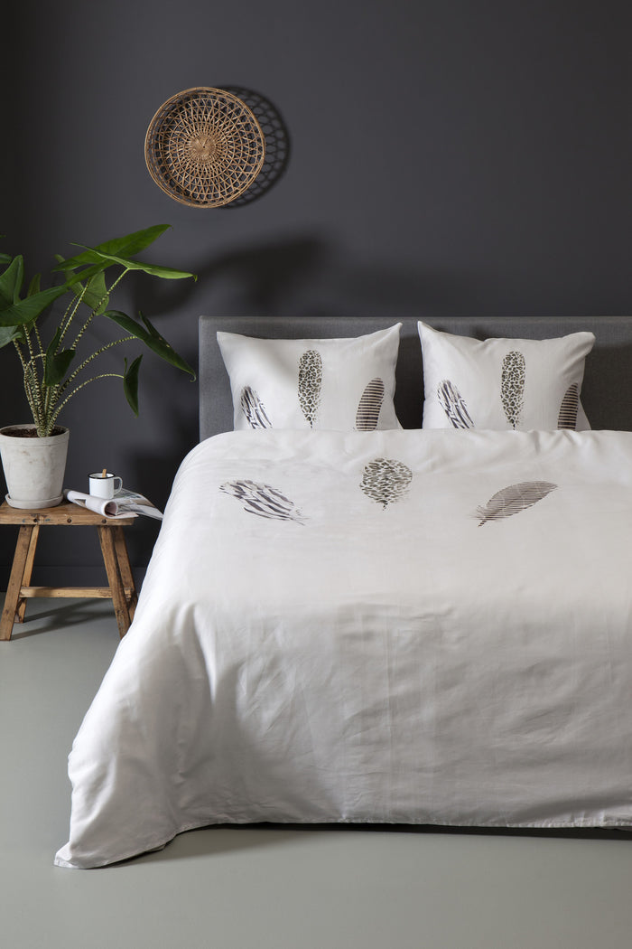 Ten Cate Katoensatijnen Dekbedovertrek - 240x200|220 - Megan Naturel