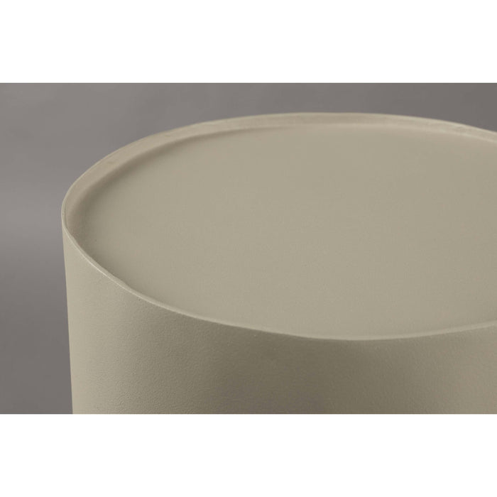 Dutchbone Sai Bijzettafel Rond 30 cm Metaal Zand| Beige