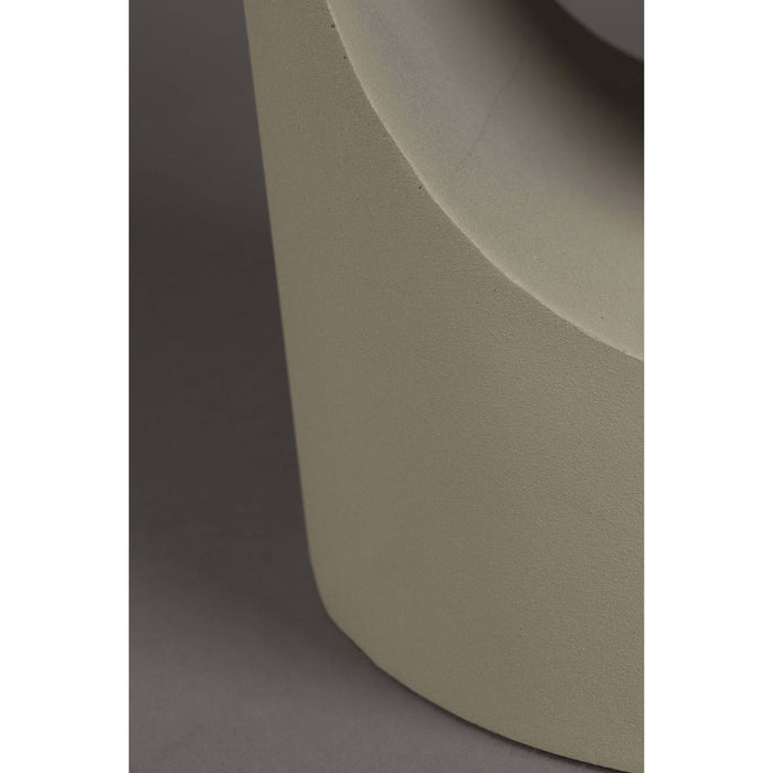 Dutchbone Sai Bijzettafel Rond 30 cm Metaal Zand| Beige