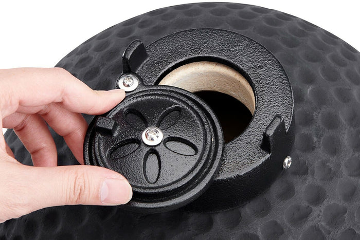 Buccan BBQ - Kamado barbecue - Compact 13" - Zwart