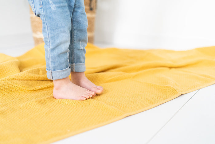 Briljant Wiegdeken Pique Zomer - oker