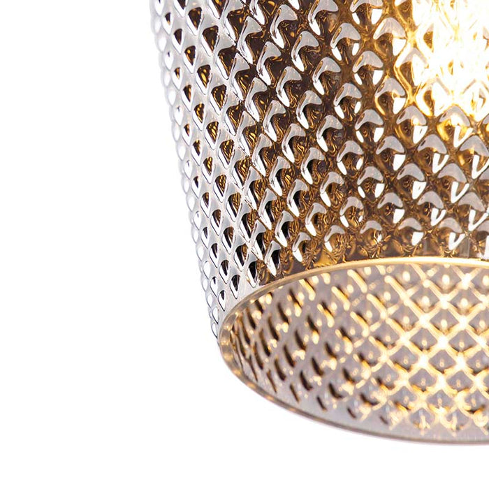 QAZQA Art Deco plafondlamp messing met smoke glas - Karce