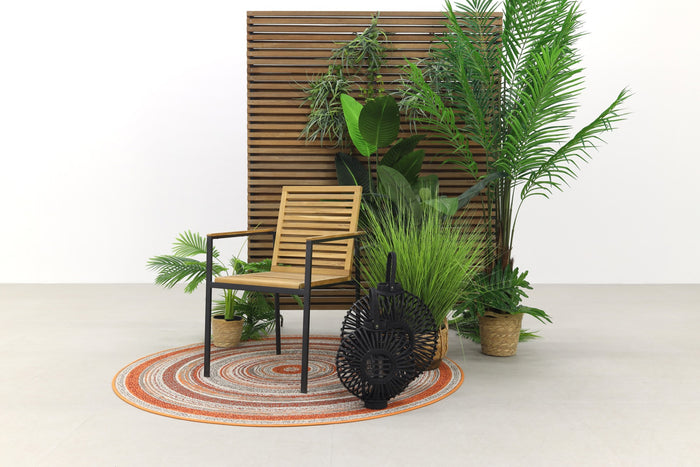 VDG Milo stapelstoel - natural teak