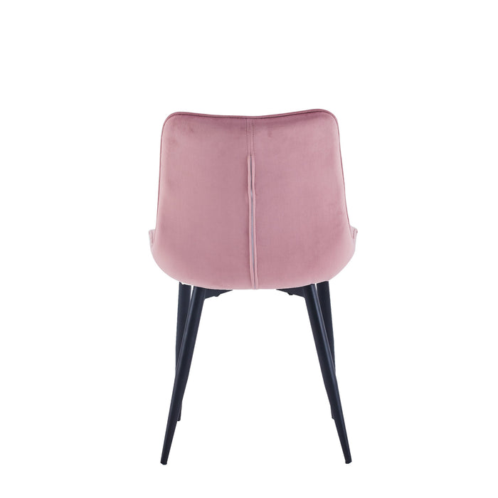 Furnihaus Eetkamerstoel Felix Velvet Roze - set van 4