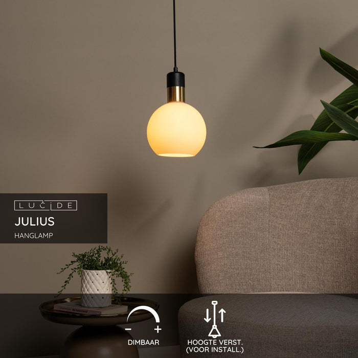 Lucide JULIUS Hanglamp - Opaal