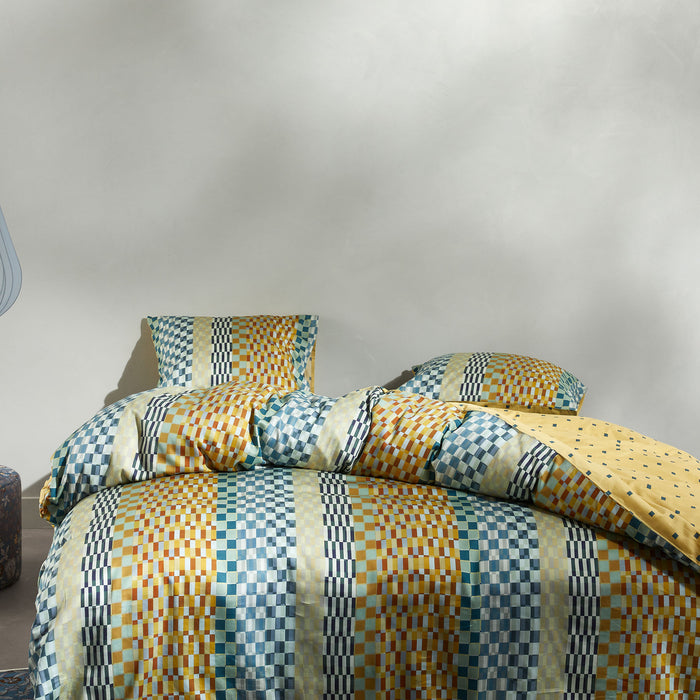 Essenza Stach Dekbedovertrek Autumn yellow 140 x 220 cm