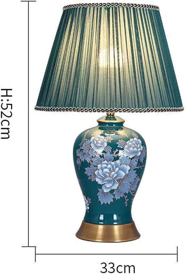 Fine Asianliving Chinese Tafellamp met Kap Keramiek