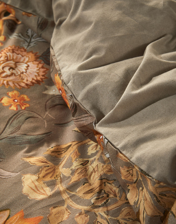 Essenza Veron Dekbedovertrek Winter brown 240 x 220 cm