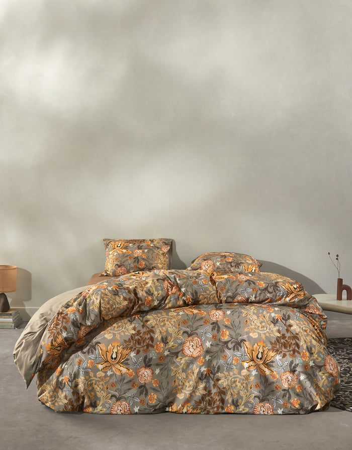 Essenza Veron Dekbedovertrek Winter brown 240 x 220 cm