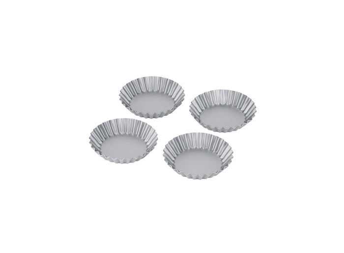 Berndes - Mini Taartvormen, Set van 4 Stuks, 11 cm - Berndes | B.Gree