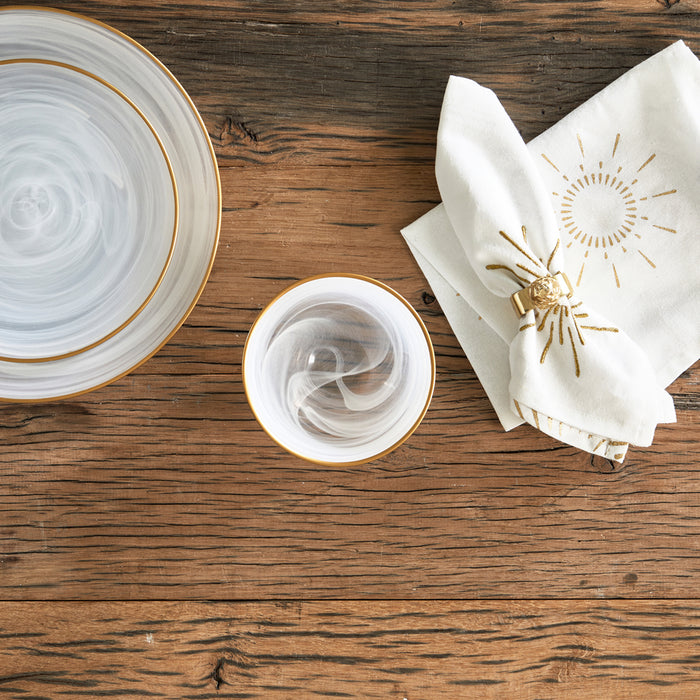 Riviera Maison Schaal RM Loves Glamour Wit