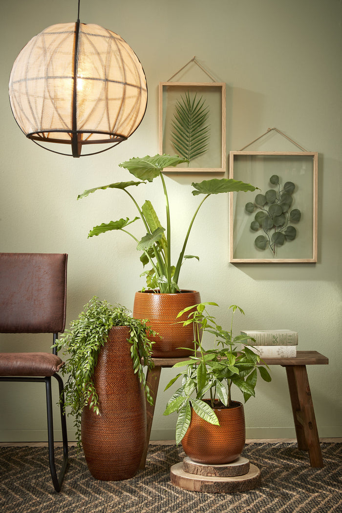 Mica Decorations Pella Hanglamp H50 x Ø50,5 cm Off White