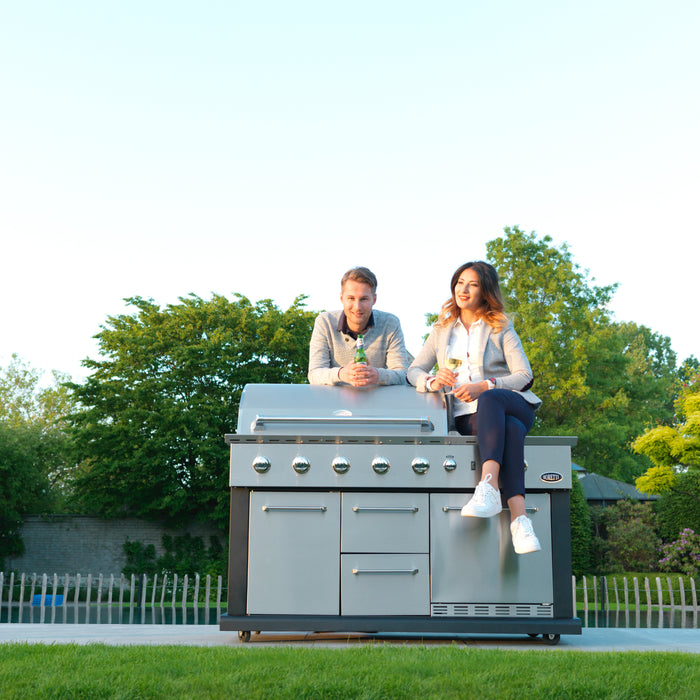 Boretti Luciano Buitenkeuken Incl. Koelkast B 152 x D 67 cm