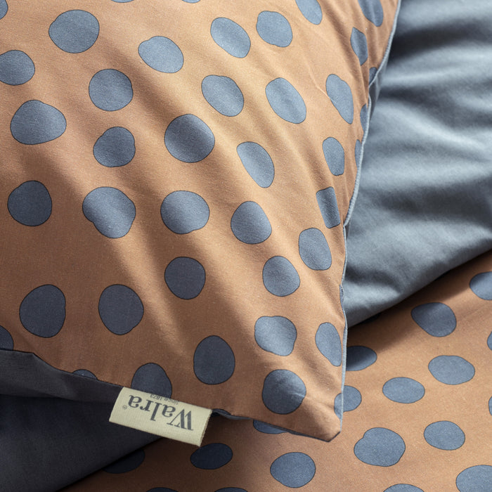 Walra Spots & Dots Dekbedovertrek 240 x 220/240 cm - Bruin