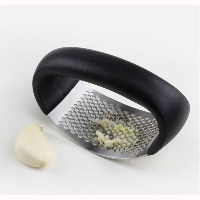 Krumble Knoflookpers RVS zwart