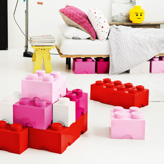 LEGO® Brick 8 Opbergbox - Lichtroze