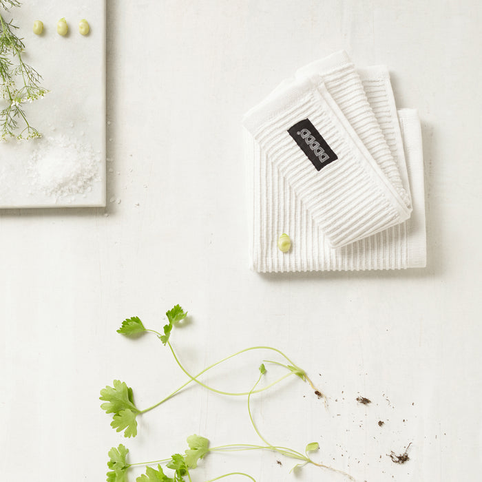DDDDD vaatdoek Basic Clean - 30x30cm - Wit - 4 stuks