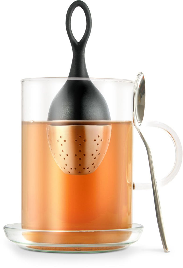 Thee ei Floatea Zwart - AdHoc